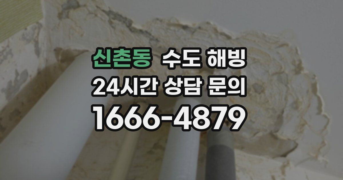 신촌동 수도 해빙