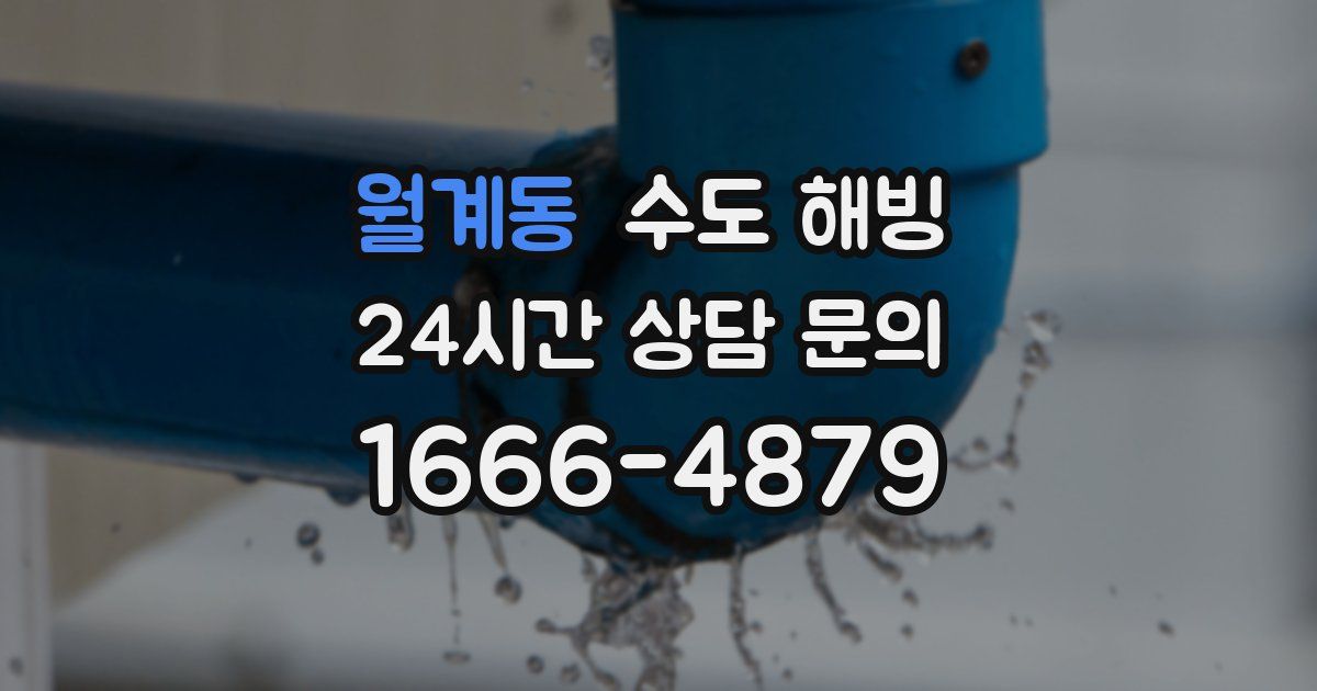 월계동 수도 해빙