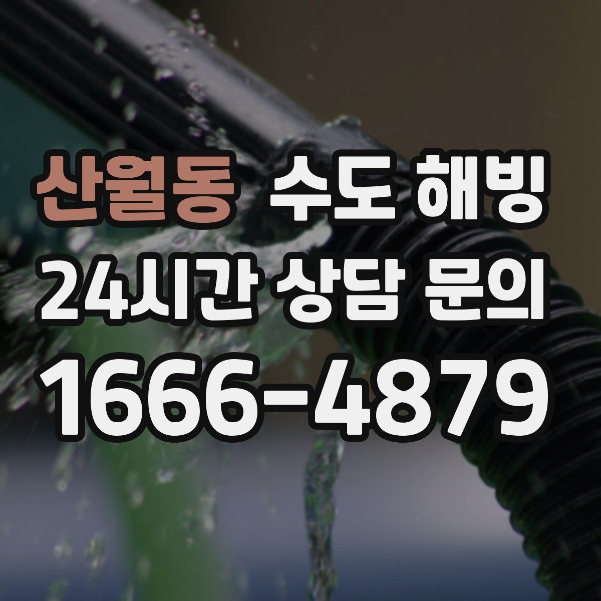 산월동 수도 해빙