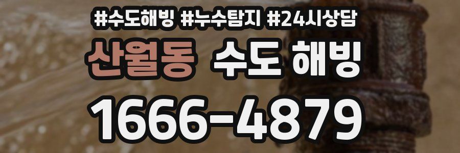 산월동 수도 해빙