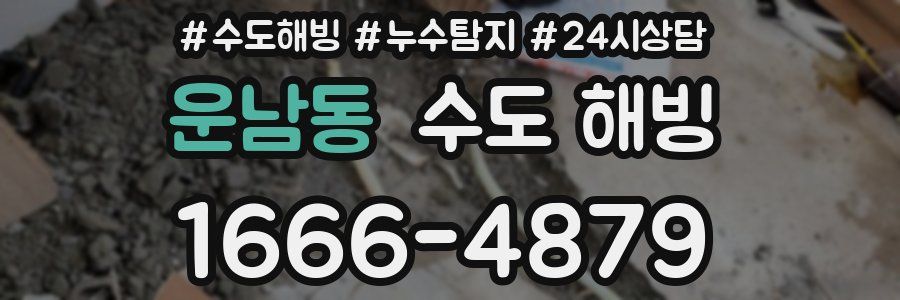 운남동 수도 해빙