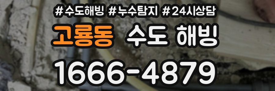 고룡동 수도 해빙