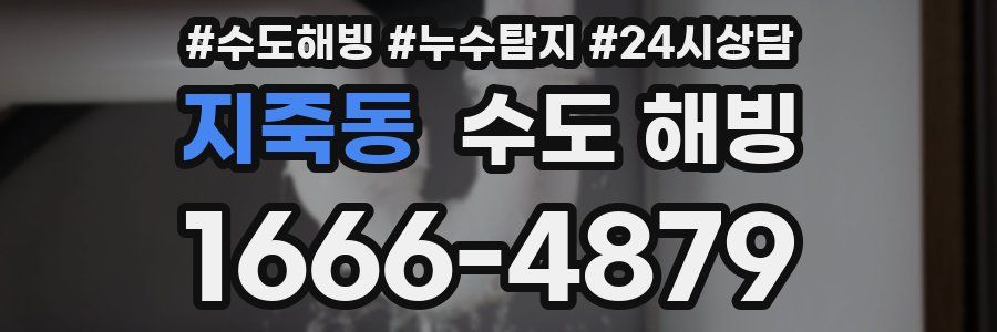 지죽동 수도 해빙