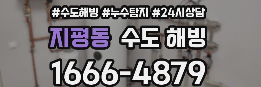 지평동 수도 해빙