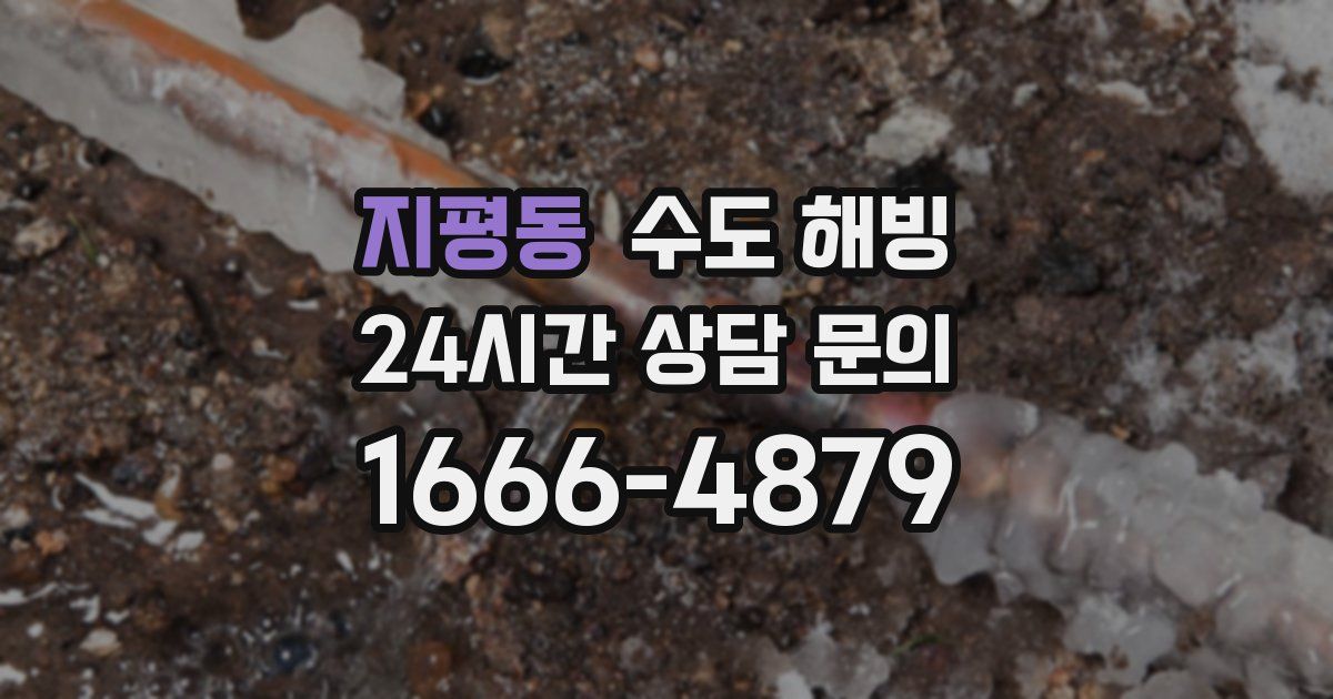 지평동 수도 해빙