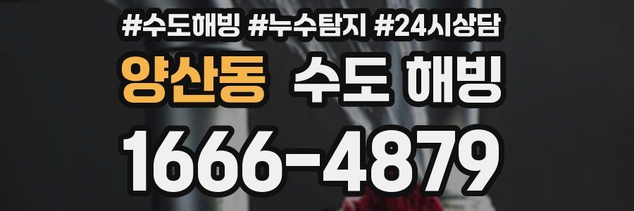 양산동 수도 해빙