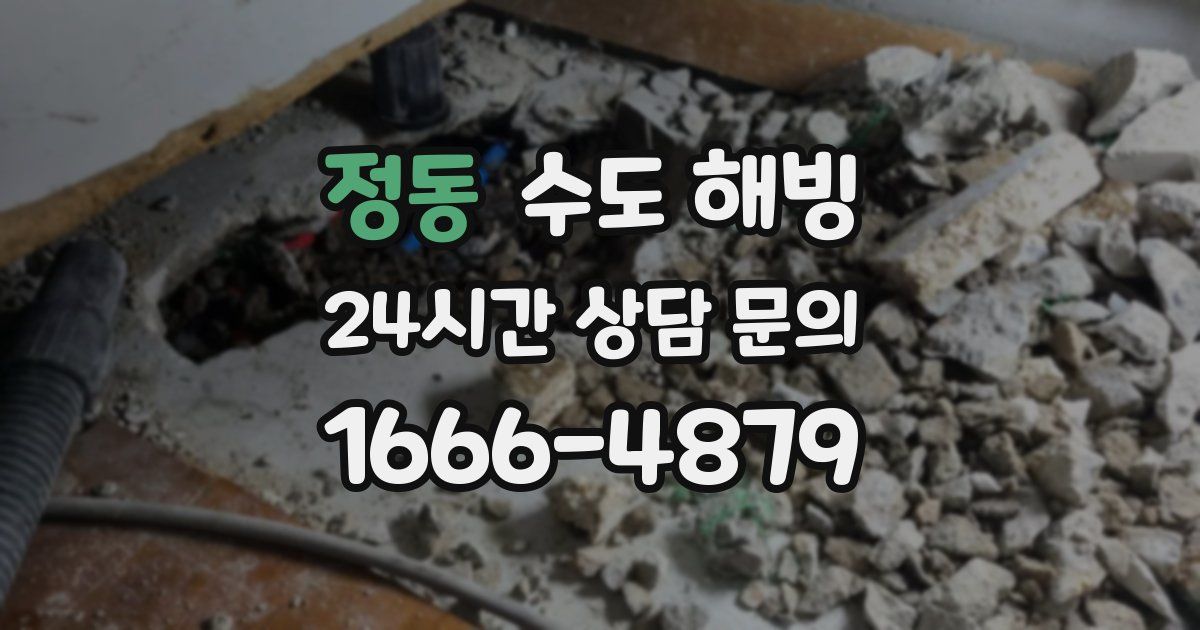 정동 수도 해빙