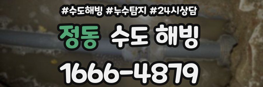 정동 수도 해빙