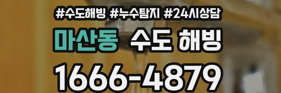 마산동 수도 해빙