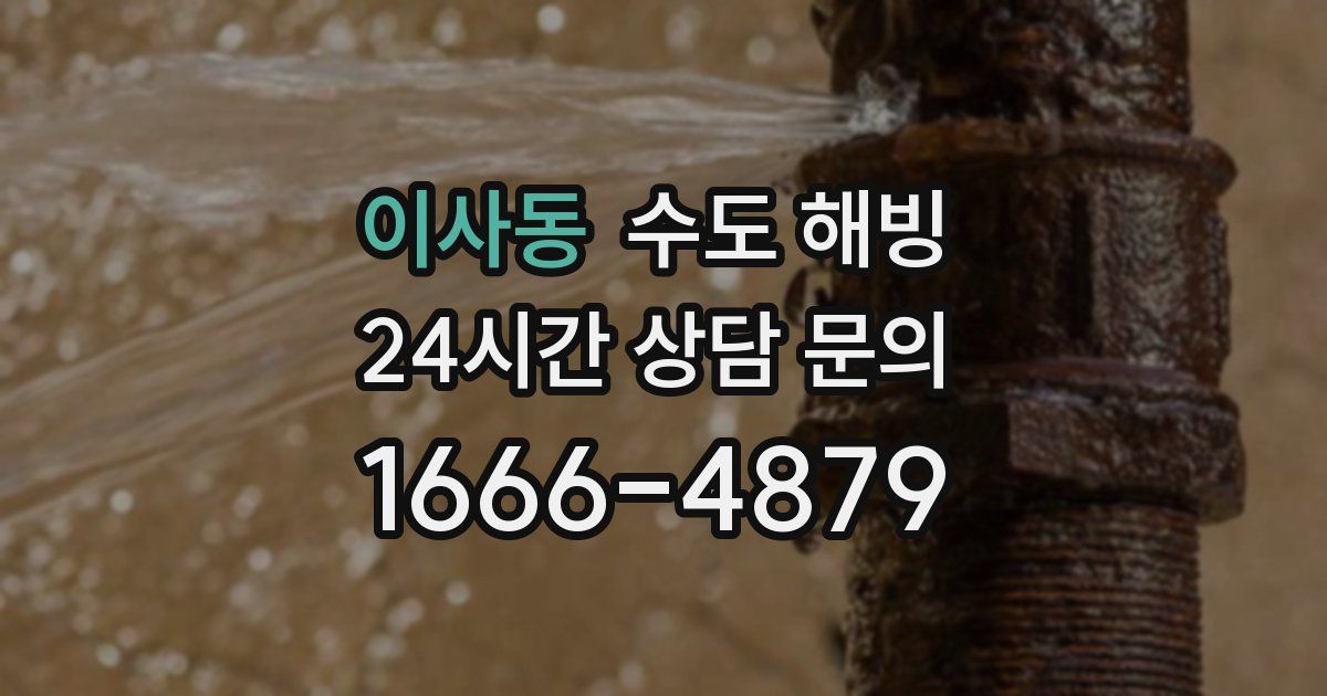 이사동 수도 해빙