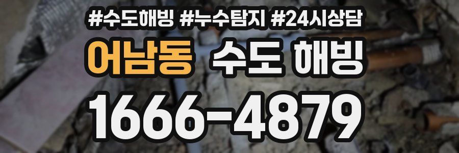 어남동 수도 해빙