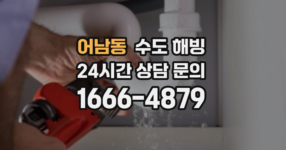 어남동 수도 해빙