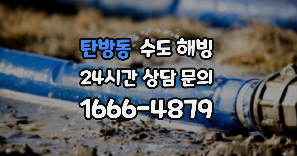 탄방동 수도 해빙