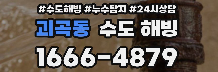 괴곡동 수도 해빙