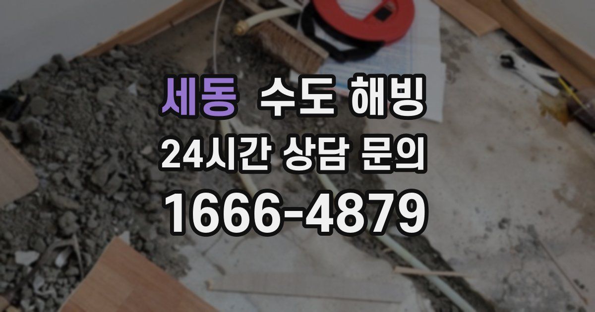 세동 수도 해빙