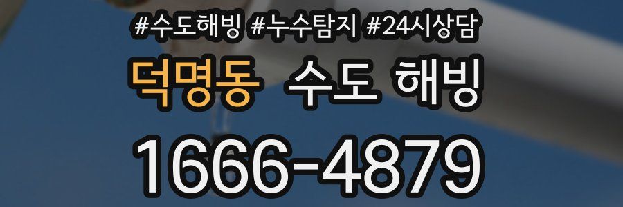 덕명동 수도 해빙