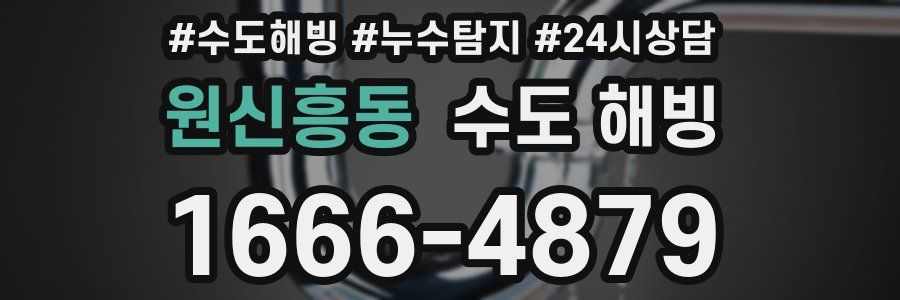 원신흥동 수도 해빙