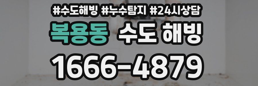 복용동 수도 해빙