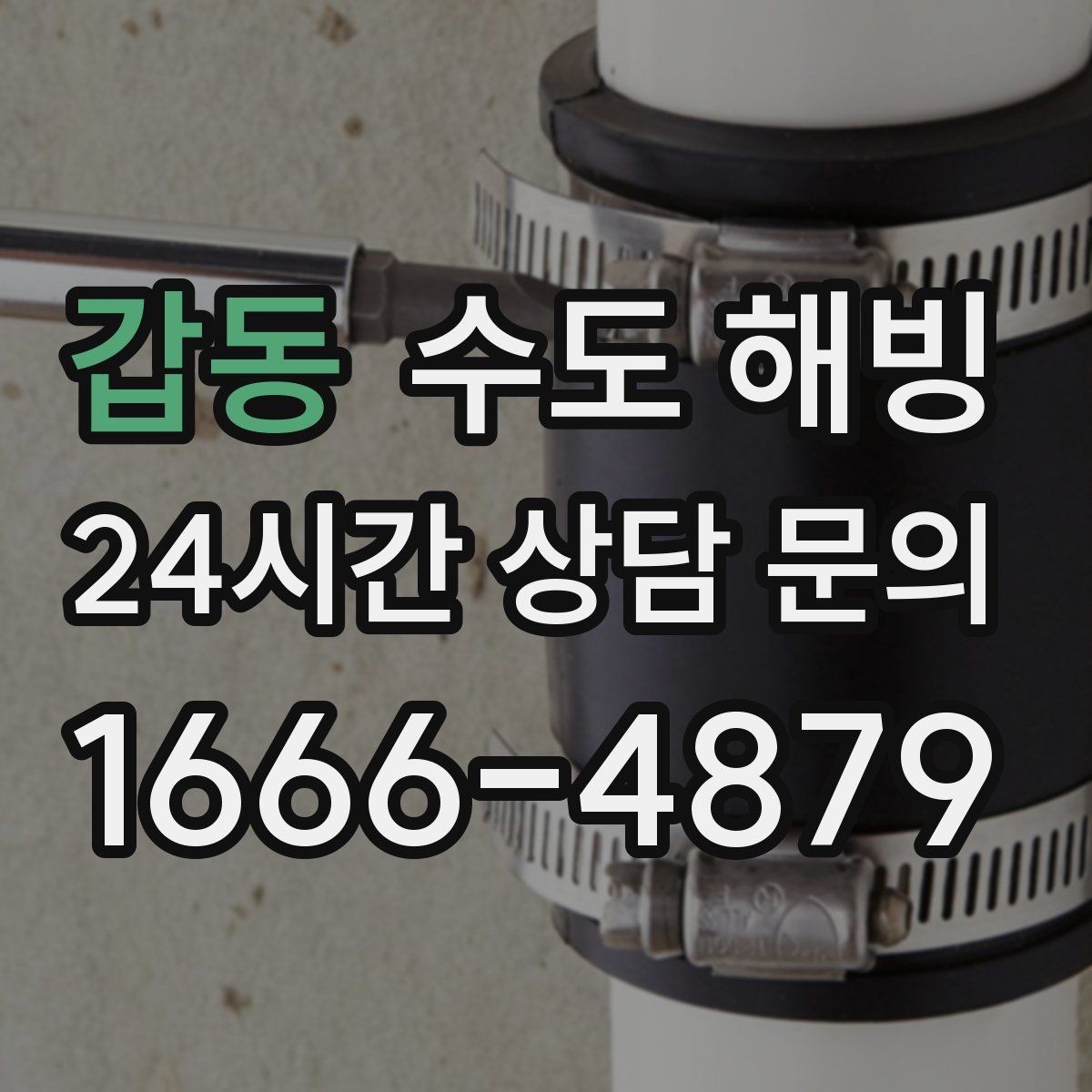 갑동 수도 해빙