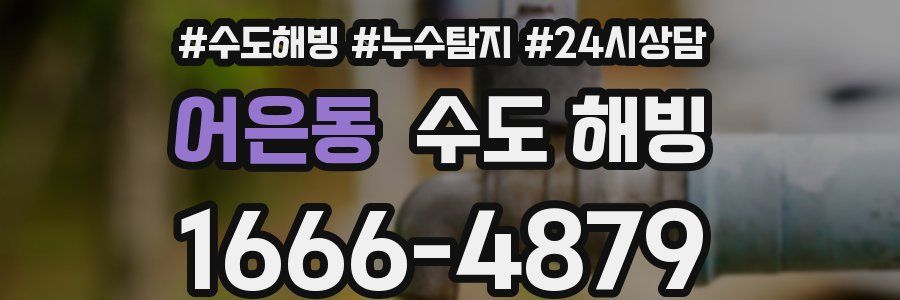 어은동 수도 해빙