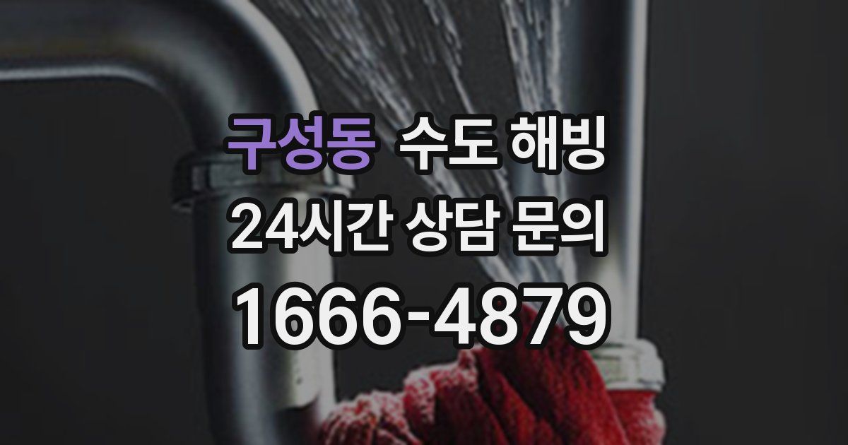 구성동 수도 해빙