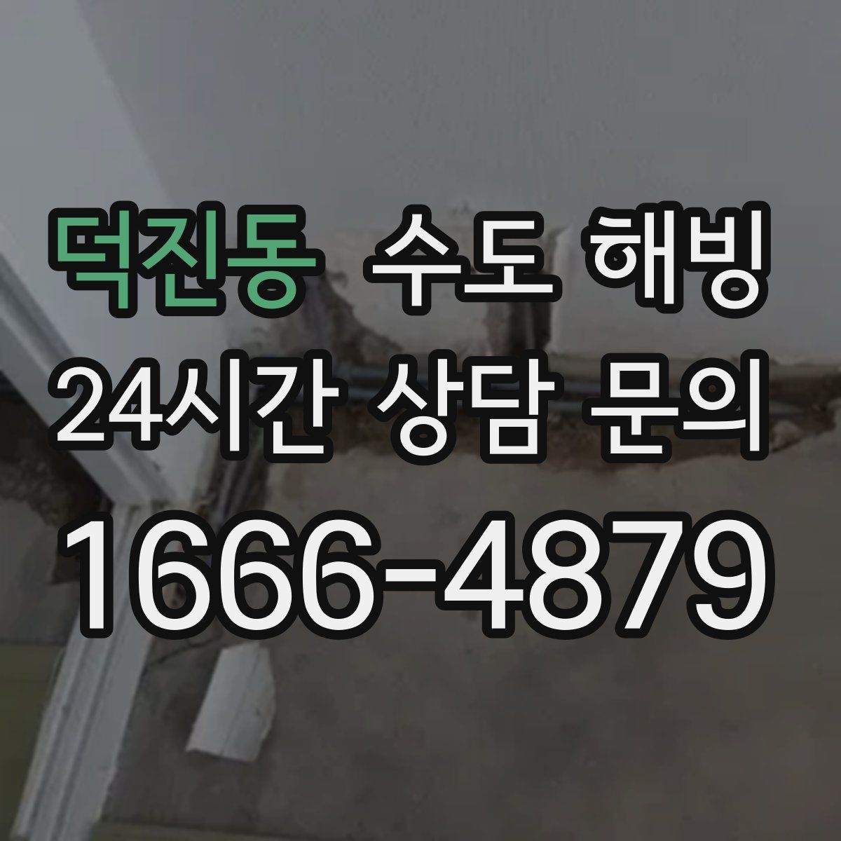 덕진동 수도 해빙