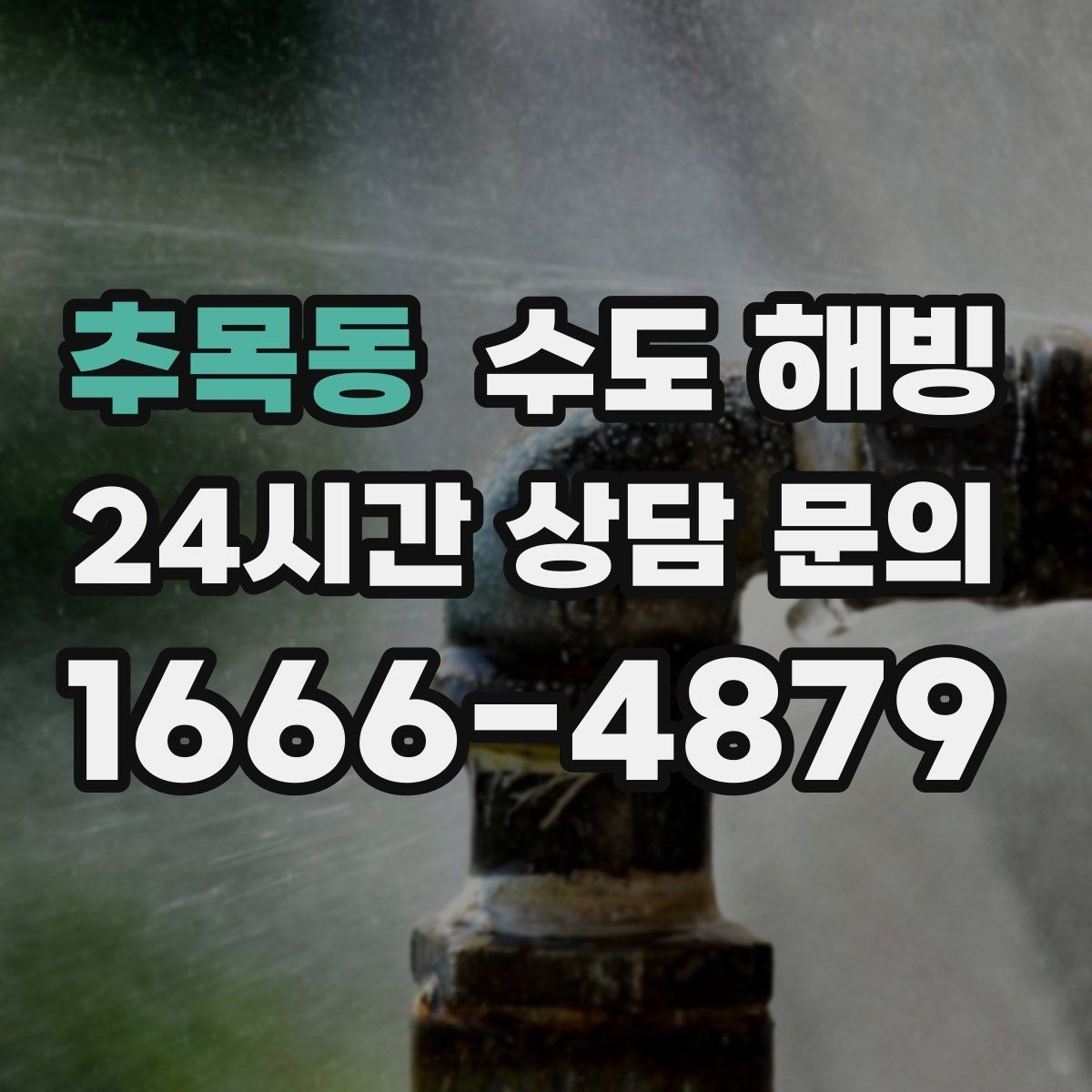 추목동 수도 해빙 빈집일수록 결빙이 빠른 이유