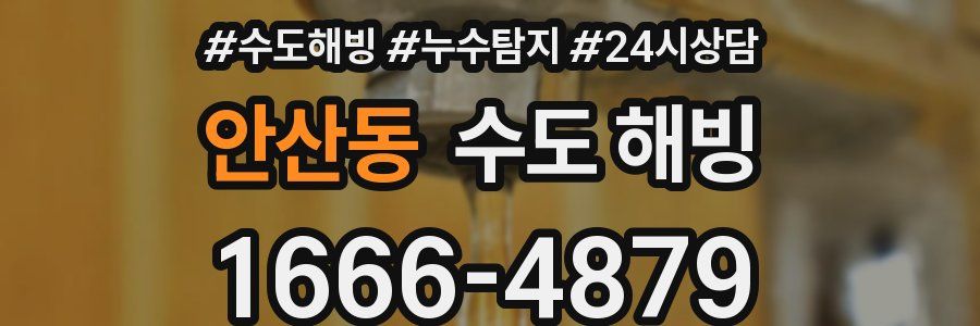 안산동 수도 해빙