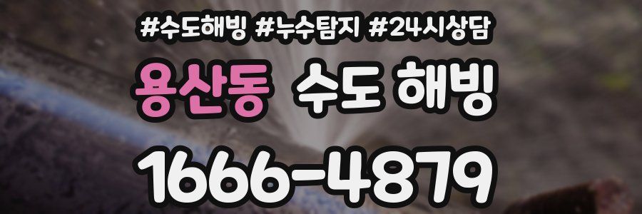 용산동 수도 해빙