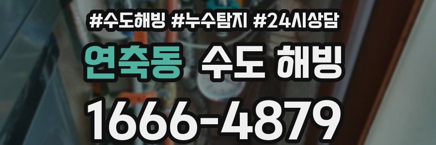 연축동 수도 해빙