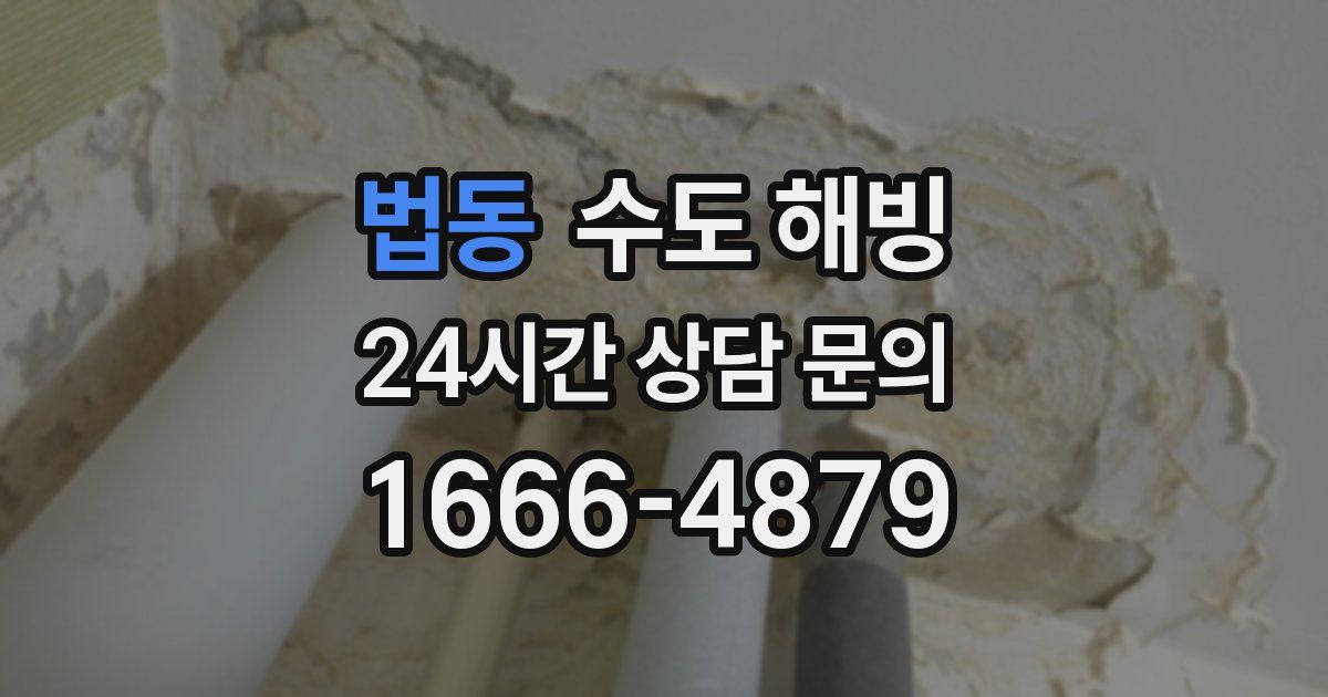 법동 수도 해빙