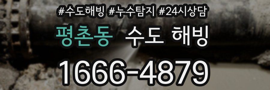 평촌동 수도 해빙