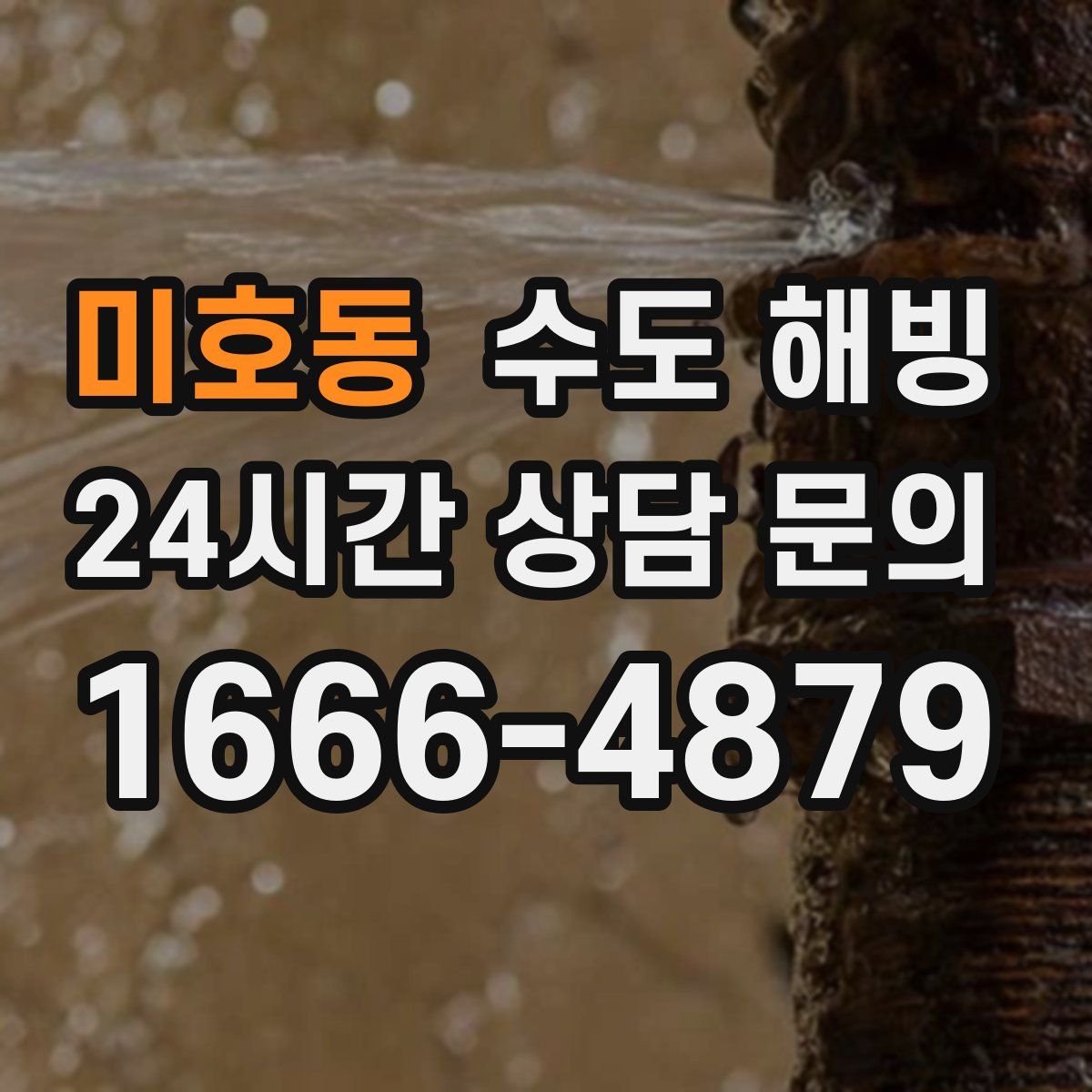 미호동 수도 해빙