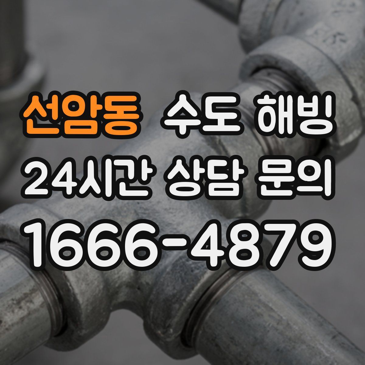 선암동 수도 해빙