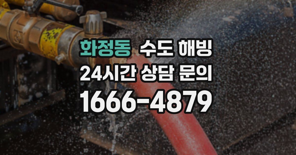 화정동 수도 해빙