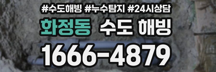 화정동 수도 해빙