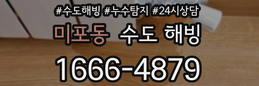 미포동 수도 해빙