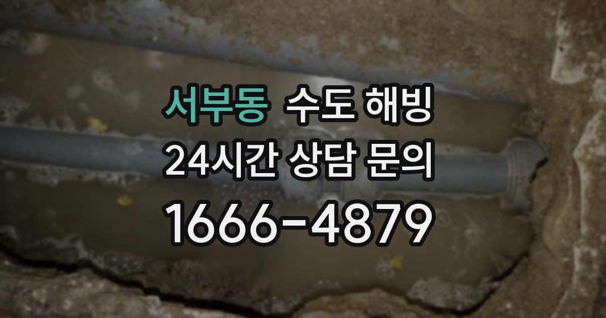 서부동 수도 해빙