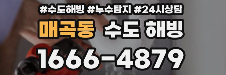 매곡동 수도 해빙