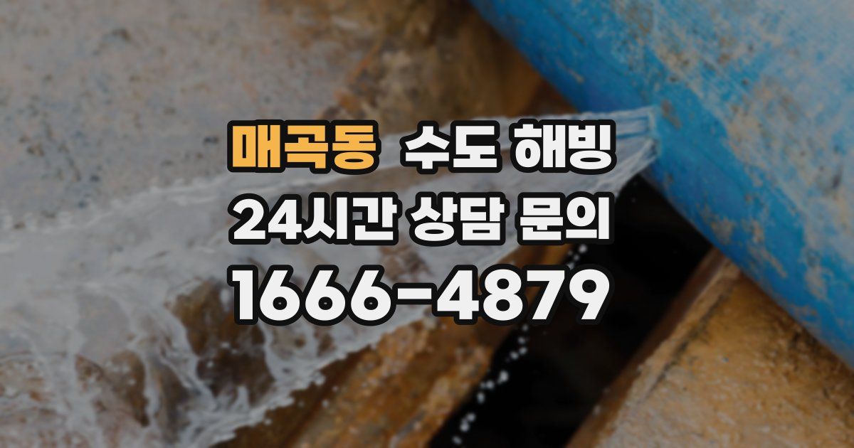 매곡동 수도 해빙