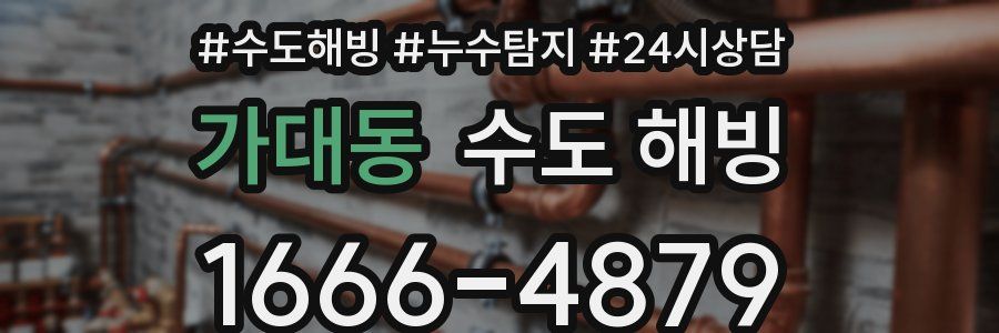 가대동 수도 해빙