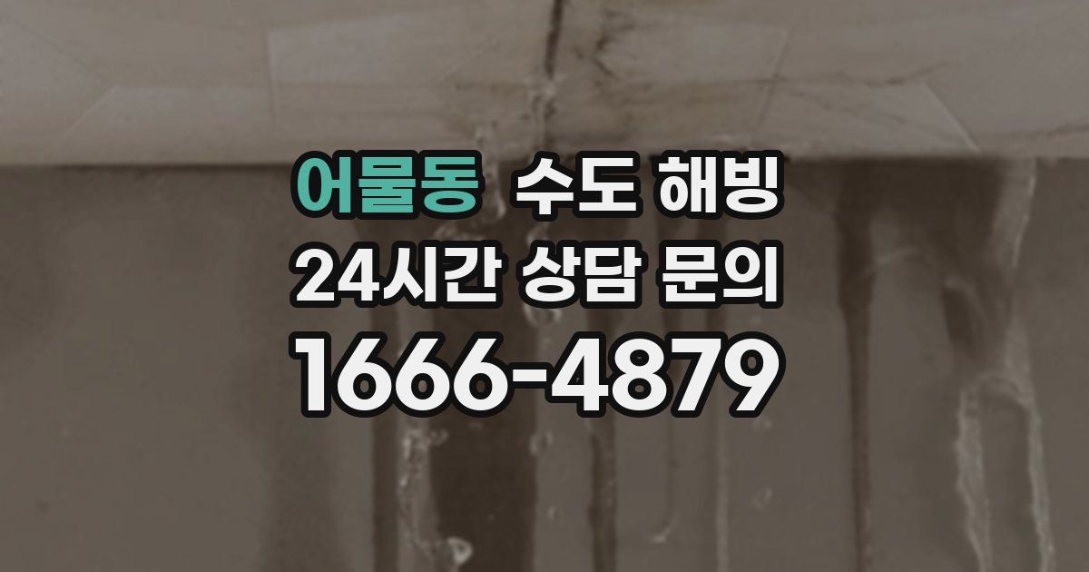 어물동 수도 해빙