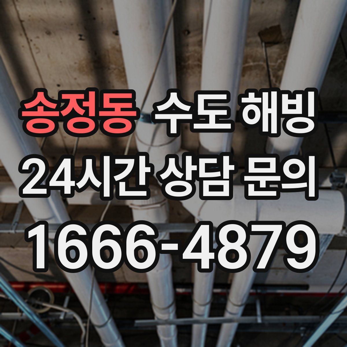 송정동 수도 해빙