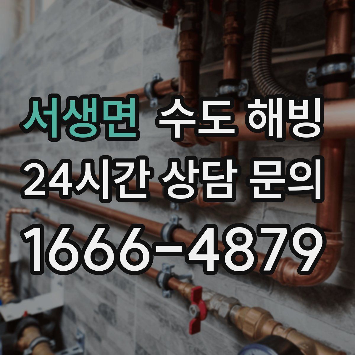 서생면 수도 해빙