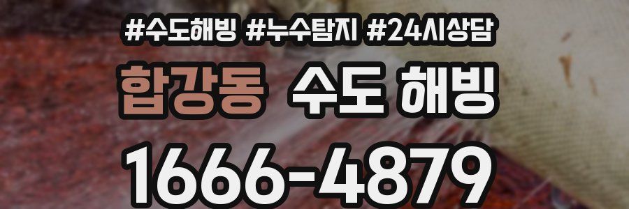 합강동 수도 해빙