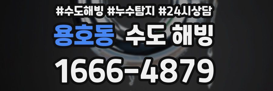 용호동 수도 해빙