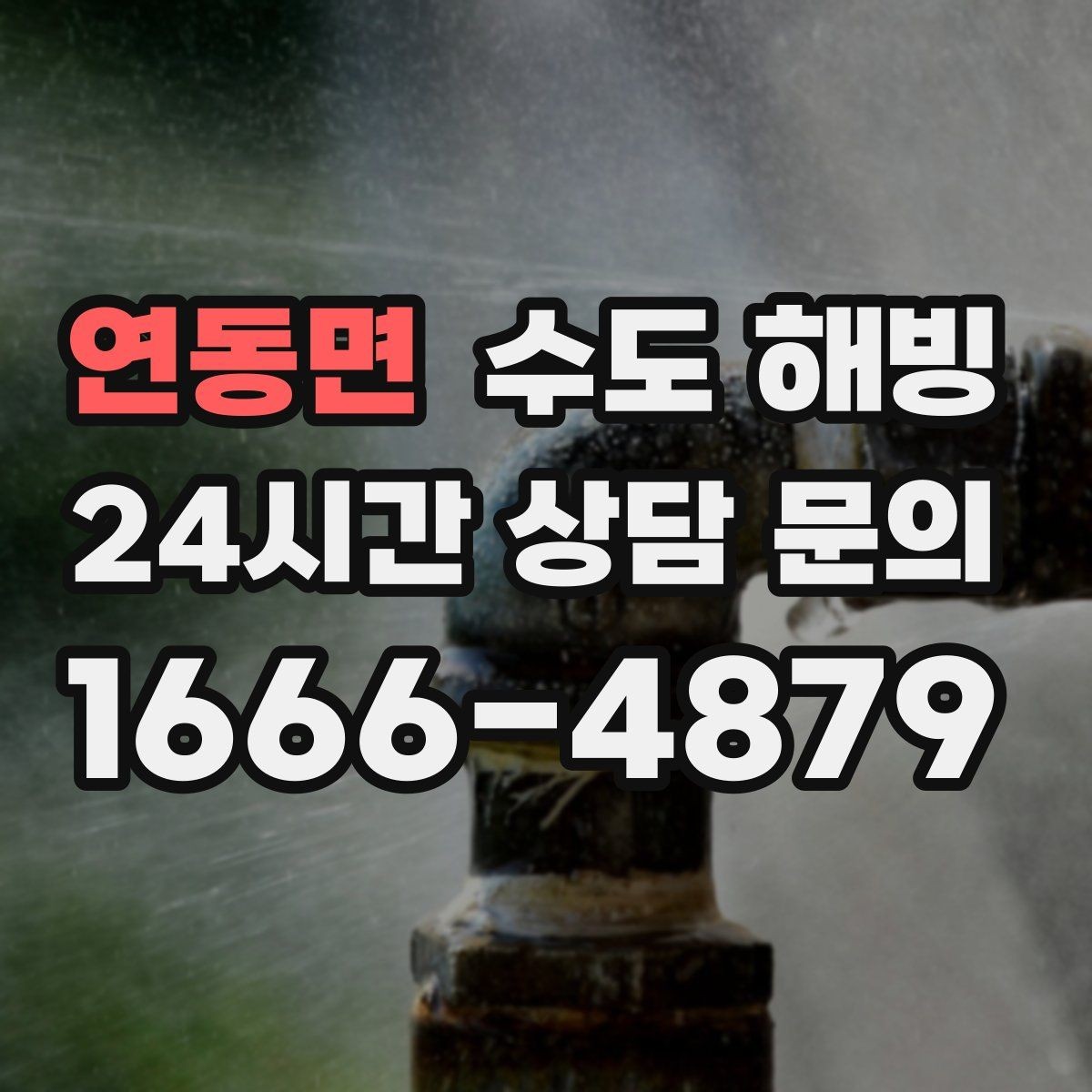 연동면 수도 해빙 급하게 뜨거운 물을 붓기 전에 알아야 할 것