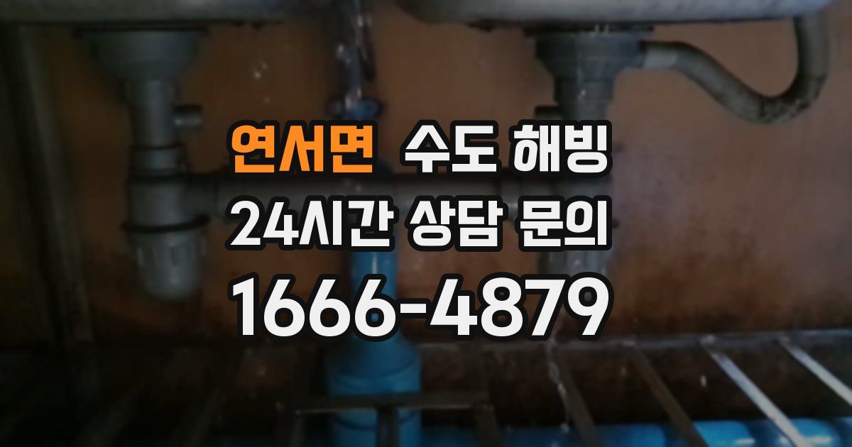 연서면 수도 해빙