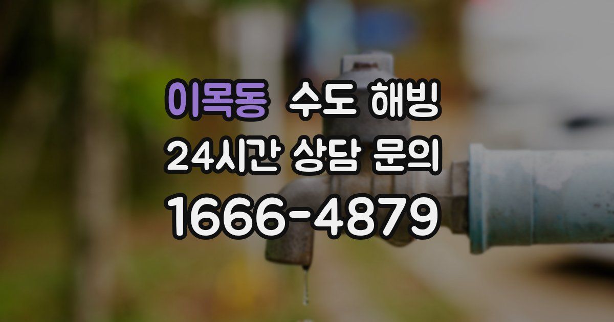 이목동 수도 해빙