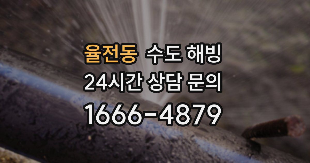 율전동 수도 해빙